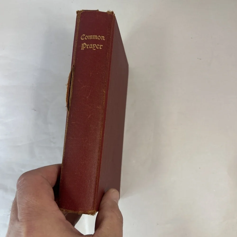 The Book of Common Prayer Red Vintage Book 1945 Read